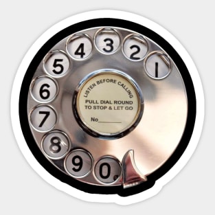 Rotary-dial Sticker